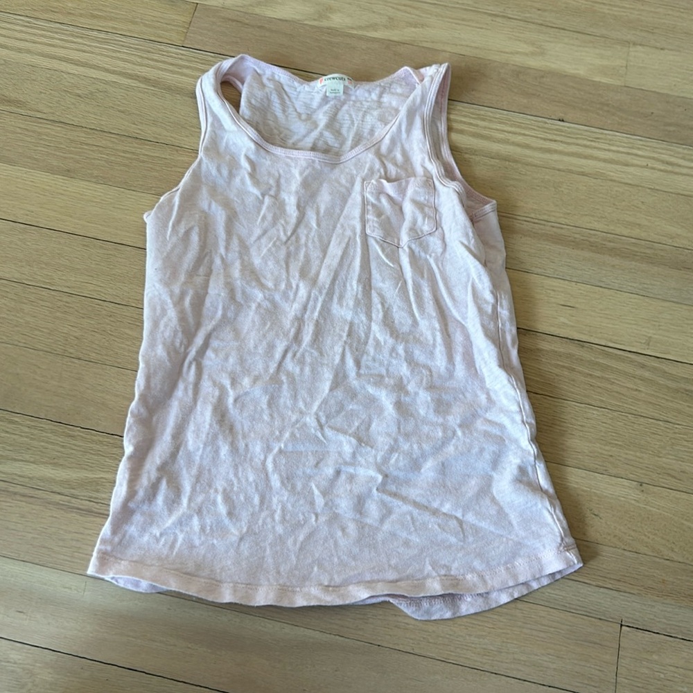 Light pink, Crewcuts, girls tank top with pocket, size 14 girls.